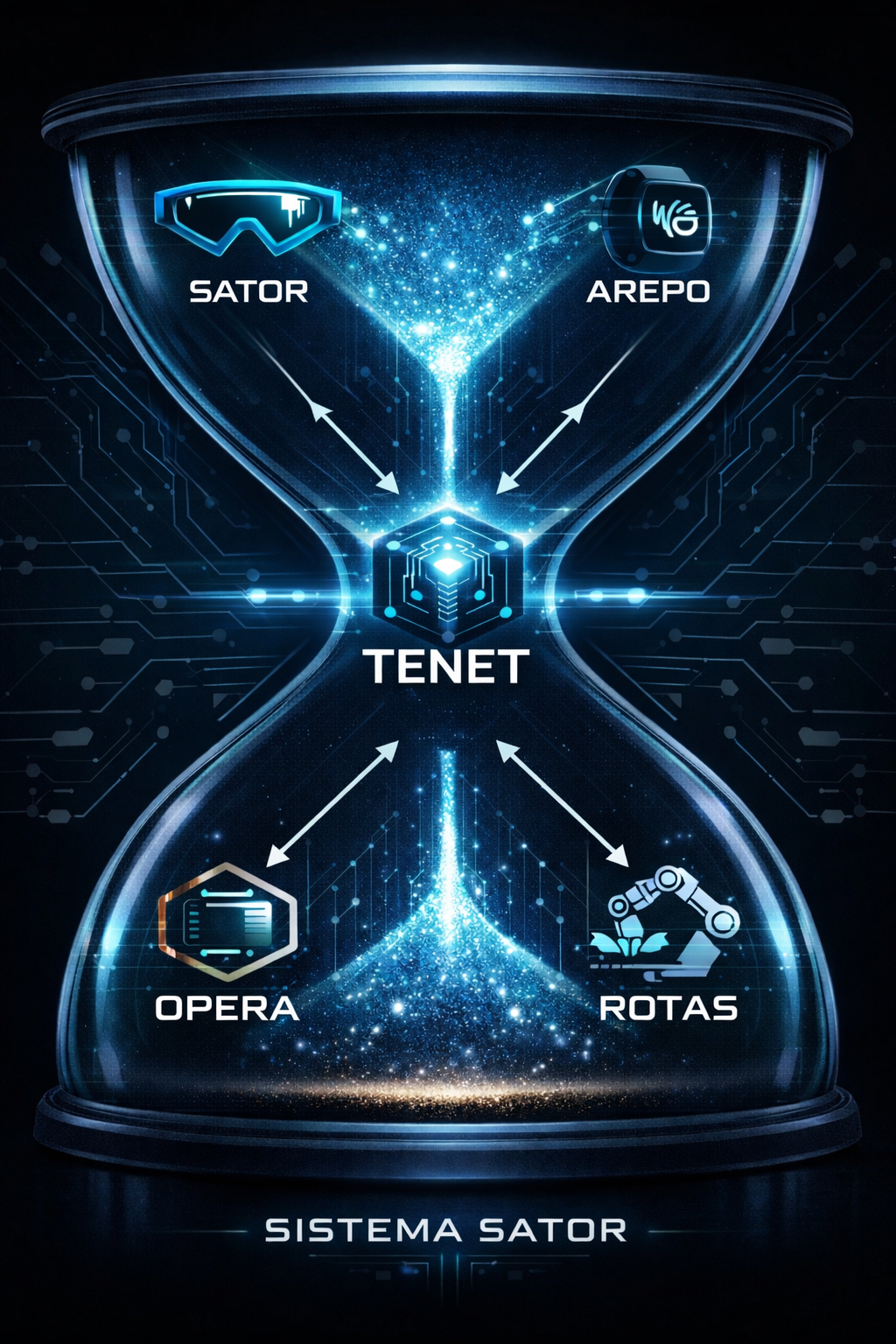 Visual del progetto Sator, sistema modulare per interazione intelligente e integrazione AI